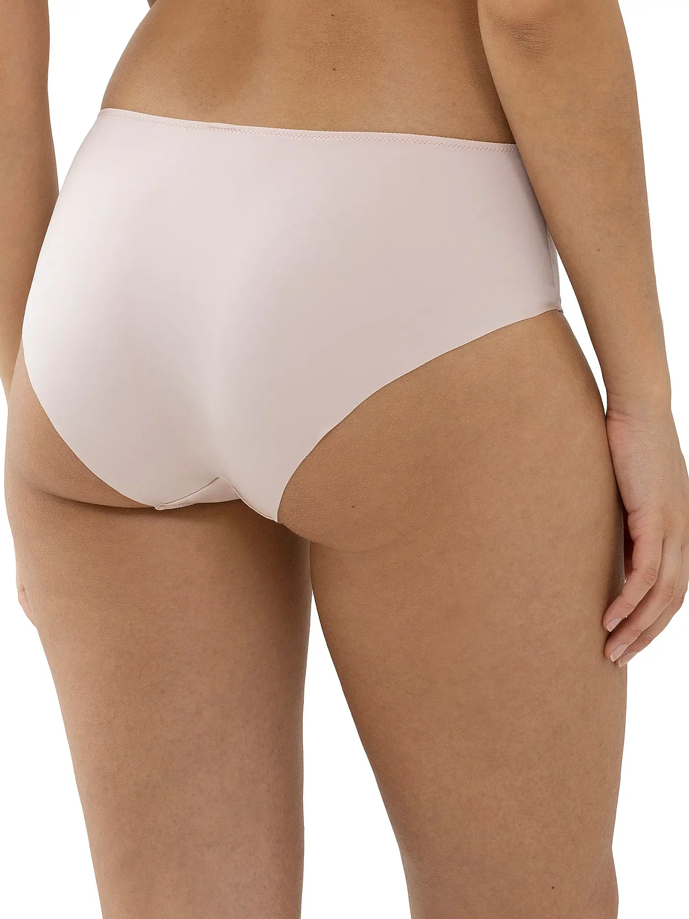 MEY | Slip schwarz | rosa